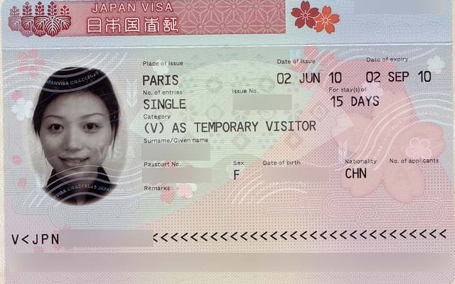Hồ sơ xin visa Nhật Bản